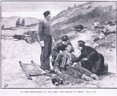 Op het slagveld van de Alma 1854: De missie van barmhartigheid door Walter Paget